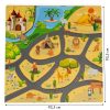 Hab szivacs játszószőnyeg szafari puzzle 9db 93x93cm