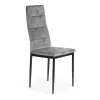 4 db-os étkezőszék velúr szürke
