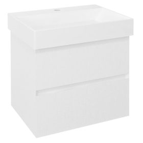 FILENA mosdótartó szekrény, 57x51,5x43cm, fehér