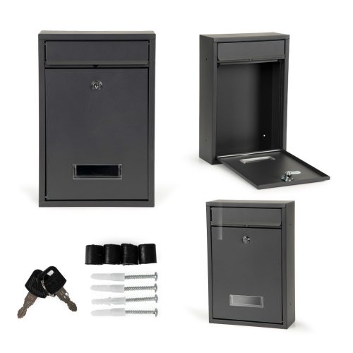 Postaláda horganyzott acélból antracit