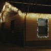 Kontakt LED jégcsapfüzér, hideg fehér színben 101