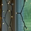 Kontakt LED fényfüggöny meleg fehér színben 140 2x1 m