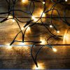 LED meleg fehér fényfüzér karácsonyfára 40