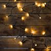 LED meleg fehér fényfüzér karácsonyfára 40