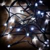LED hideg fehér fényfüzér karácsonyfára 80
