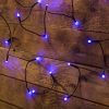 LED kék fényfüzér karácsonyfára 80