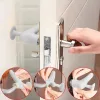 Ajtóütköző kilincsre szürke