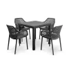 Palma 4+1 kerti bútor garnitúra szett grafit