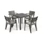 Orin 4+1 kerti bútor garnitúra szett
