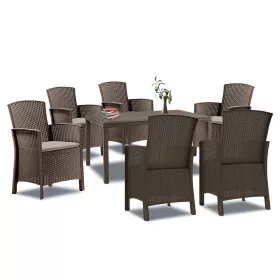 Hellma 61 kerti bútor garnitúra szett barna