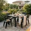 Iza 6+1 kerti bútor garnitúra szett grafit
