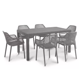 Livo 6+1 kerti bútor garnitúra szett cappuccino