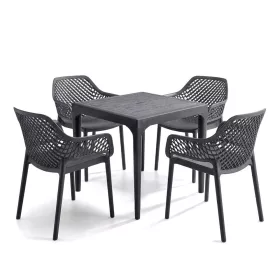 Avalon 4+1 kerti bútor garnitúra szett grafit