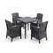 Malima 4+1 kerti bútor garnitúra szett grafit