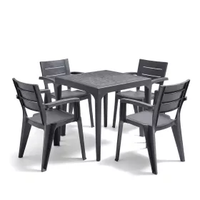 Deya 4+1 kerti bútor garnitúra szett grafit
