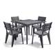 Deya 4+1 kerti bútor garnitúra szett grafit