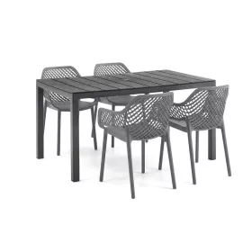 Rino 4+1 kerti bútor garnitúra szett grafit