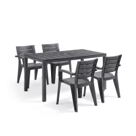 Vivo 4+1 kerti bútor garnitúra szett grafit