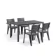 Vivo 4+1 kerti bútor garnitúra szett grafit