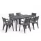 Vivo 6+1 kerti bútor garnitúra szett grafit