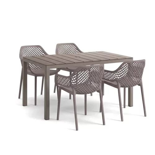 Rino 4+1 kerti bútor garnitúra szett cappuccino