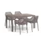 Rino 4+1 kerti bútor garnitúra szett cappuccino