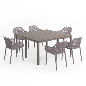 Luno 6+1 kerti bútor garnitúra szett cappuccino