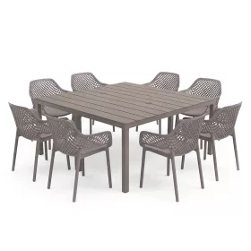 Luno 8+1 kerti bútor garnitúra szett cappuccino