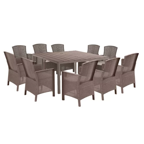 Zoe 10+1 kerti bútor garnitúra szett