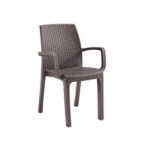 Verdi műanyag kerti szék cappuccino