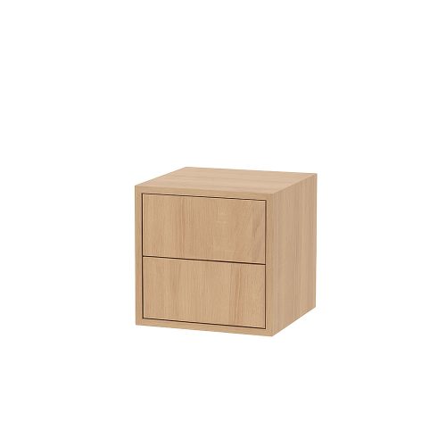 Boxie 2 fiókos fali szekrény 40x40x37 cm sonoma tölgy