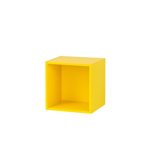 Boxie nyitott fali szekrény 40x40x37 cm sárga