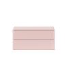 Boxie 2 fiókos fali szekrény 40x80x37 cm pink