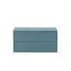 Boxie 2 fiókos fali szekrény 40x80x37 cm petrol kék