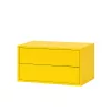 Boxie 2 fiókos fali szekrény 40x80x37 cm sárga