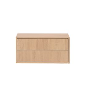 Boxie 2 fiókos fali szekrény 40x80x37 cm sonoma tölgy