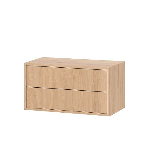 Boxie 2 fiókos fali szekrény 40x80x37 cm sonoma tölgy