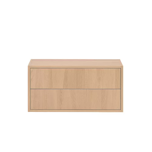 Boxie 2 fiókos fali szekrény 40x80x37 cm sonoma tölgy