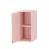 Boxie 1 ajtós fali szekrény 80x40x37 cm pink