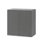 Boxie 2 ajtós fali szekrény 80x80x37 cm antracit