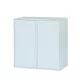 Boxie 2 ajtós fali szekrény 80x80x37 cm kék