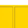 Boxie 2 ajtós fali szekrény 80x80x37 cm sárga
