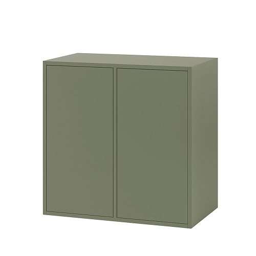 Boxie 2 ajtós fali szekrény 80x80x37 cm zöld