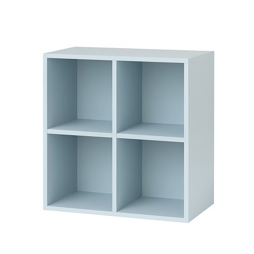Boxie nyitott fali szekrény 80x80x37 cm kék