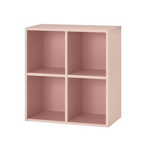 Boxie nyitott fali szekrény 80x80x37 cm pink