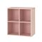 Boxie nyitott fali szekrény 80x80x37 cm pink