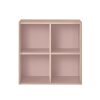 Boxie nyitott fali szekrény 80x80x37 cm pink