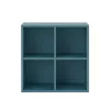 Boxie nyitott fali szekrény 80x80x37 cm petrol kék