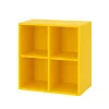 Boxie nyitott fali szekrény 80x80x37 cm sárga