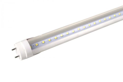 LED fénycső, sárgásfehér, átlátszó üveg, 10W 600 mm
